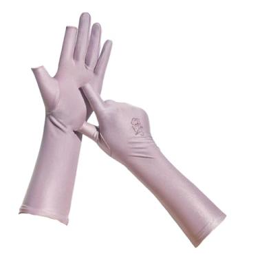 Imagem de Dynwave Luvas de proteção solar para mulheres luvas de verão luvas de protetor solar de dedo completo para acampar backacking acampamento atividades ao ar, Tolet