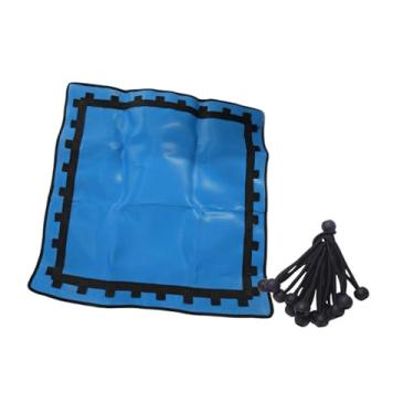 Imagem de UGPLM Trampoline tapete substituto resistente a água reutilizável pano de pano de pular para treino esportivo em interior Fitness Outdoor Fitness, Azul