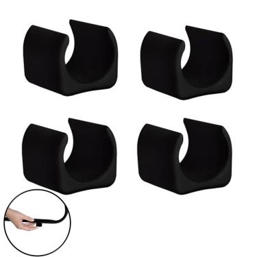 Imagem de Kit 4 Peças Proteção Para Pés Cadeiras 19mm Preto - 2306 Mor