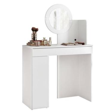 Imagem de Penteadeira Camarim Escrivaninha com LED Sulla A02 Branco - Mpozenato,