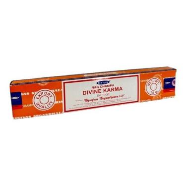 Imagem de Incenso Massala Divine Karma Satya Indiano  Cx c 12 Varetas - Lua Míst