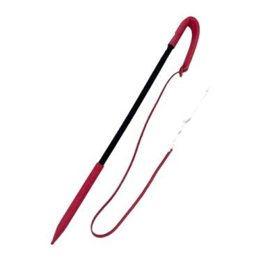 Imagem de IEUDNS Treinamento para cães Teaser Whip Wand Wand Pet Obedience Correction Tool para mascar entretenimento perseguindo treinamento de agilidade, Preto Vermelho