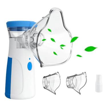 Imagem de Nebulizador Sem Fio Inalador Portátil Rápido Silencioso  Seguro  Uso D