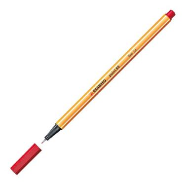 Imagem de Caneta Hidrográfica Fine Point 0.4mm STABILO 88/40, Vermelho, Blister com 1 unidade