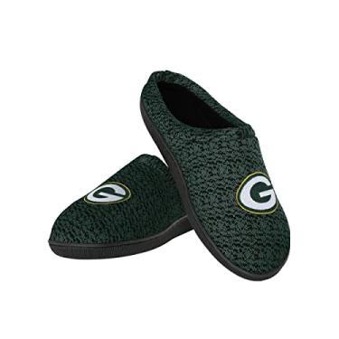 Imagem de NFL Green Bay Packers Chinelo masculino de malha de poliéster, cor do time, GG (13-14)