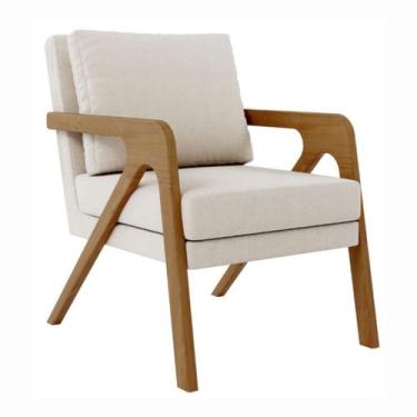 Imagem de Poltrona Decorativa Sala de Estar Escritório Recepção Mona - Tatite De