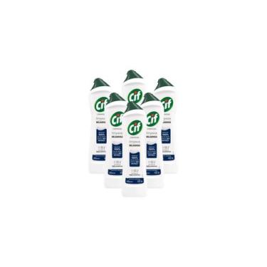 Imagem de Kit 6 Limpador Multiuso Cif Cremoso Limpeza Milagrosa 450ml