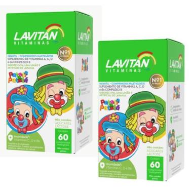 Imagem de Kit C2 Suplemento Infantil Sabor Variado 60 Cpr  Lavitan - Cimed