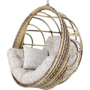 Imagem de Balanço Ninho Suspenso Hungria Cappuccino E Fundo Palha