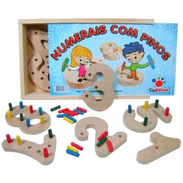 Imagem de Numerais Com Pinos - Grande - Ciabrink