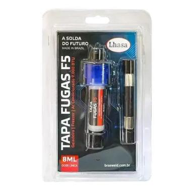 Imagem de Tapa Fugas F5 Dose Única 8ml - Ar Condicionado Automotivo - Brasweld
