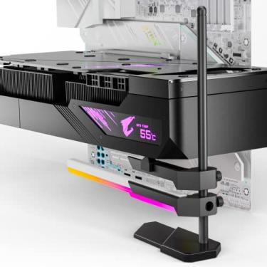 Imagem de upHere Suporte Para Gpu Argb 5V, Placa De Vídeo, Coldre, Preto, Gh05Ck