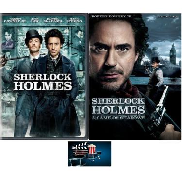 Imagem de Generic Sherlock Holmes Um 1 Dois 2 Conjunto De Dvd Dupla Função Inclui Cartão Arte Com Impressão Brilhante Do Filme Take