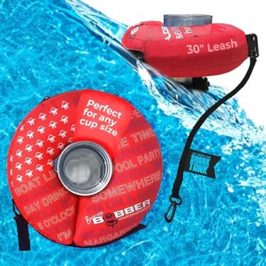 Imagem de Human Bobber Suporte de bebida flutuante inflável para piscina - boias flutuantes para adultos segurarem lata de cerveja, copo ou garrafa de vinho na banheira de hidromassagem, piscina, lago ou barco