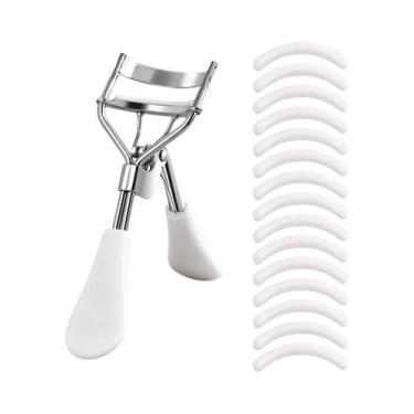 Imagem de Modelador De Cílios Portátil Com 15 Almofadas De Silicone Em Aço Inoxi