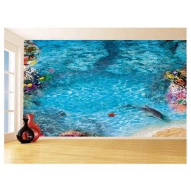 Imagem de Papel Para Piso De Porcelanato Liquido Água 3,5M Flr30 - Você Decora