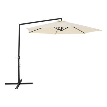 Imagem de Ombrelone Com Base Suspenso 3m Guarda Sol P/ Espreguicadeira