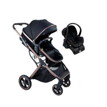 Imagem de Combo Carrinho Zoe e Bebê Conforto Cocoon e Base - Galzerano