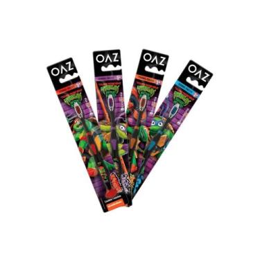 Imagem de Escova de Dente Oaz Kids Tartarugas Ninjas Display com 12 Itens - Cerd