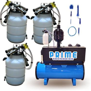 Imagem de Ordenhadeira Mecânica BV 450 , Motor 2 cv com 3 conjunto de ordenha co