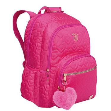 Imagem de Mochila Capricho Crush Costa Feminina Escolar Grande Sestini, Rosa