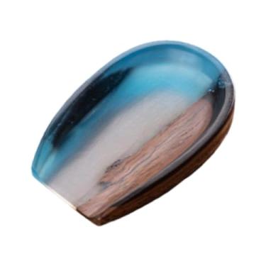 Imagem de ＫＬＫＣＭＳ Copo dosador de grãos de café Cha He, recipiente para chá, colher medidora de resina de madeira, bandeja de pesagem de dose única, bandeja dosadora, Color E