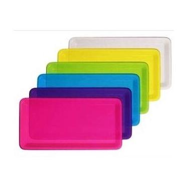 Imagem de Bandeja Autoclavável Plástica Colorida Pequena (22,4 x 10,17 x 1,4 cm)