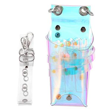 Imagem de LALAFINA Bolsa De Plástico Para Barbeiro Cinto Bolsa Para Ferramentas Tesouras Profissionais Pentes De Cabelo Com Cinto