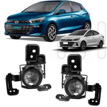 Imagem de Farol Auxiliar Milha Hb20 Hatch Sedan 23 24 25 - DFEB, Direito/Passage