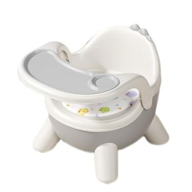 Imagem de Cadeira para Alimentação de Bebé - Assento Elevatório Infantil para Refeições com,Assento de Mesa Portátil para Criança com 2 Bandejas Removíveis para Viagem Meninos Meninas