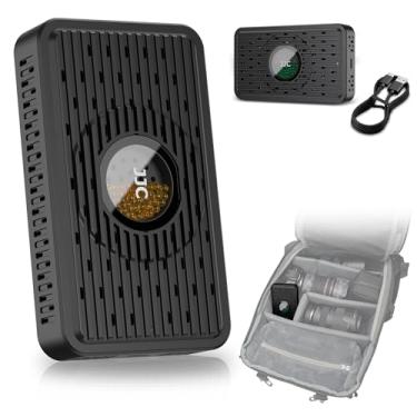 Imagem de Desumidificador dessecante recarregável para armazenamento com cabo USB-C, reutilizável portátil absorvente de umidade indicadora de cor contas de gel de sílica para arma segura lente de câmera