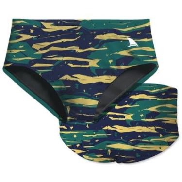 Imagem de SUNGA INFANTIL CAMUFLAGEM SERRA LEOA PROTEÇÃO UV 50+ KAUNA-Masculino