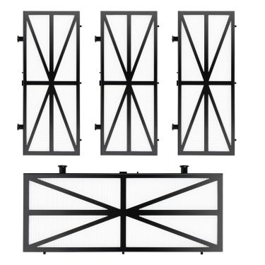 Imagem de WuYan 4 peças de filtro de limpeza de piscina compatíveis com Dolphin DX3, DX4, DX4S, Supreme M3, Apollo, Apolloa Plus, filtro de limpeza H50, peça nº 9991422-R4