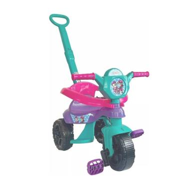 Imagem de Triciclo Motoca Infantil De Passeio Com Empurrador E Pedal