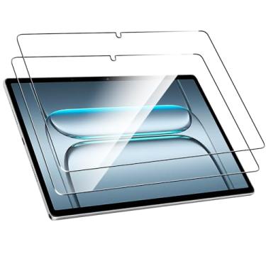 Imagem de Natbok Pacote com 2 protetores de tela compatíveis com OnePlus Pad Lite, película de vidro temperado 9H de cobertura total, HD transparente resistente a arranhões, sem bolhas para protetor de tela