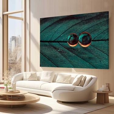 Imagem de Quadros Decorativos para Quarto Sala 90x60 Arte Minimalista Moderna Planta Grande Escritório Hall