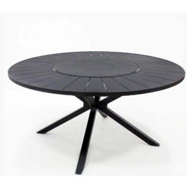 Imagem de Mesa Alumínio 1,50m Zurick Pétalas Centro Giratório Área Externa Janta