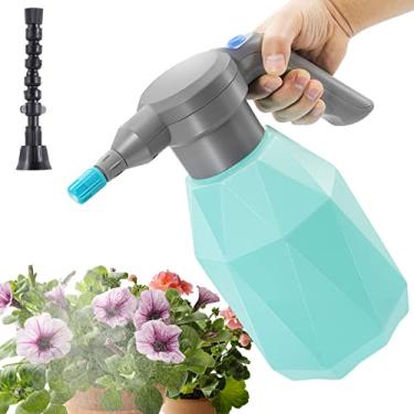 Imagem de SideKing Frasco de spray elétrico de 1 litro para plantas internas/externas, regador automático de 2 L, pulverizador alimentado por bateria recarregável com bico ajustável para jardim, fertilização