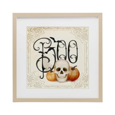 Imagem de Stupell Industries Impressão emoldurada Something Wicked Boo Birch Under Glass por Nicole Tamarin, 33 x 33