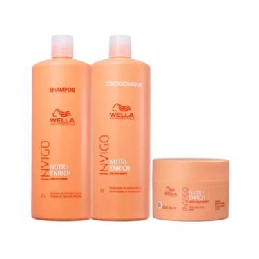 Imagem de Wella Kit Nutri Enrich - 3 Produtos, BRANCO, 2150ml