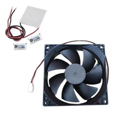 Imagem de Kit Pastilha Peltier + Cooler + Pasta Purificador Bebedouro - Brazan