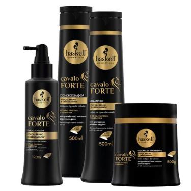 Imagem de Kit Cavalo Forte Haskell Sh. Cond. Másc. 500g + Tônico 120ml