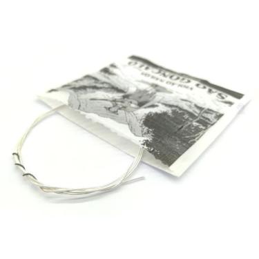 Imagem de Corda avulsa violão nylon RÉ (quarta) prata São Gonçalo 1un