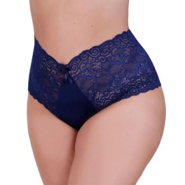 Imagem de Kit 5 Calcinha Plus Size de Renda Tanga Grande Talita - NAKA MODAS, So