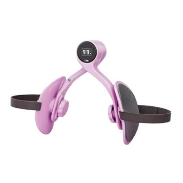 Imagem de Dynwave Exercitador de coxas Equipamento para exercícios de pernas para homens e mulheres Fortalecimento dos músculos coxas, Roxo com Balcão