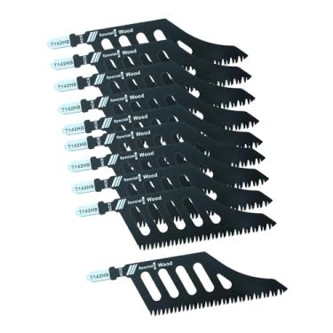 Imagem de Bothyi Cortador de serra haste T, resistente, alta resistência, acessórios para ferramentas elétricas de reposição para de carpinteiro, 10 Peças