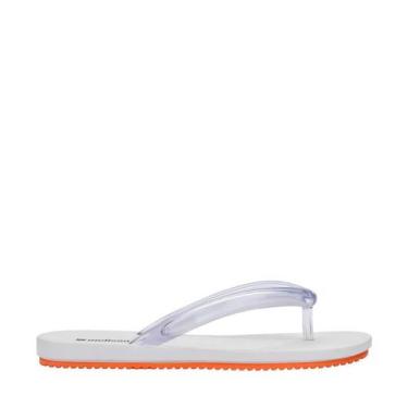 Imagem de Chinelo Melissa Flip Flop Airflow Ad Branco Laranja, Branco, 36