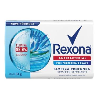 Imagem de Rexona Sabonete Em Barra Antibacteriano Limpeza Profunda Elimina 99% Das Bactérias 84 Gr