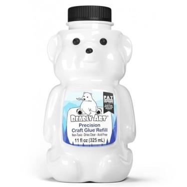Imagem de O refil Craft Glue Bearly Art Precision de 325 ml seca e transparente