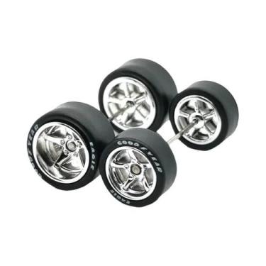 Imagem de Conjunto De Carros Em Liga 1/64 Com Rodas Deslocadas 11.2mm 13mm Série